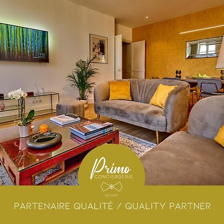 Appartement Montagnon - Les Suites Du Palais - Classe 4 Etoiles, Parking Prive, Vue Cathedrale, 3 Chambres, Primo C0Nciergerie Nevers Luaran gambar